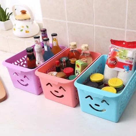 Smiley Basket Pack of 3 with Cap