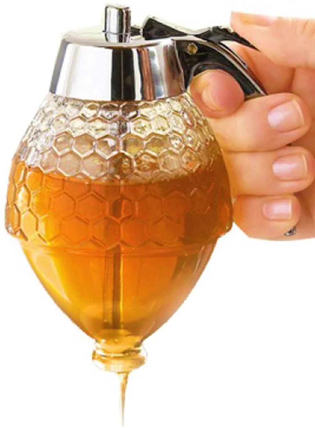 Glass Honey & Syrup Dispenser