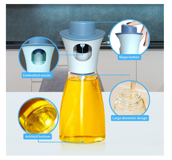 Multi-Purpose Oil Spray Bottle – 170ml ( Available in 4 colors )
