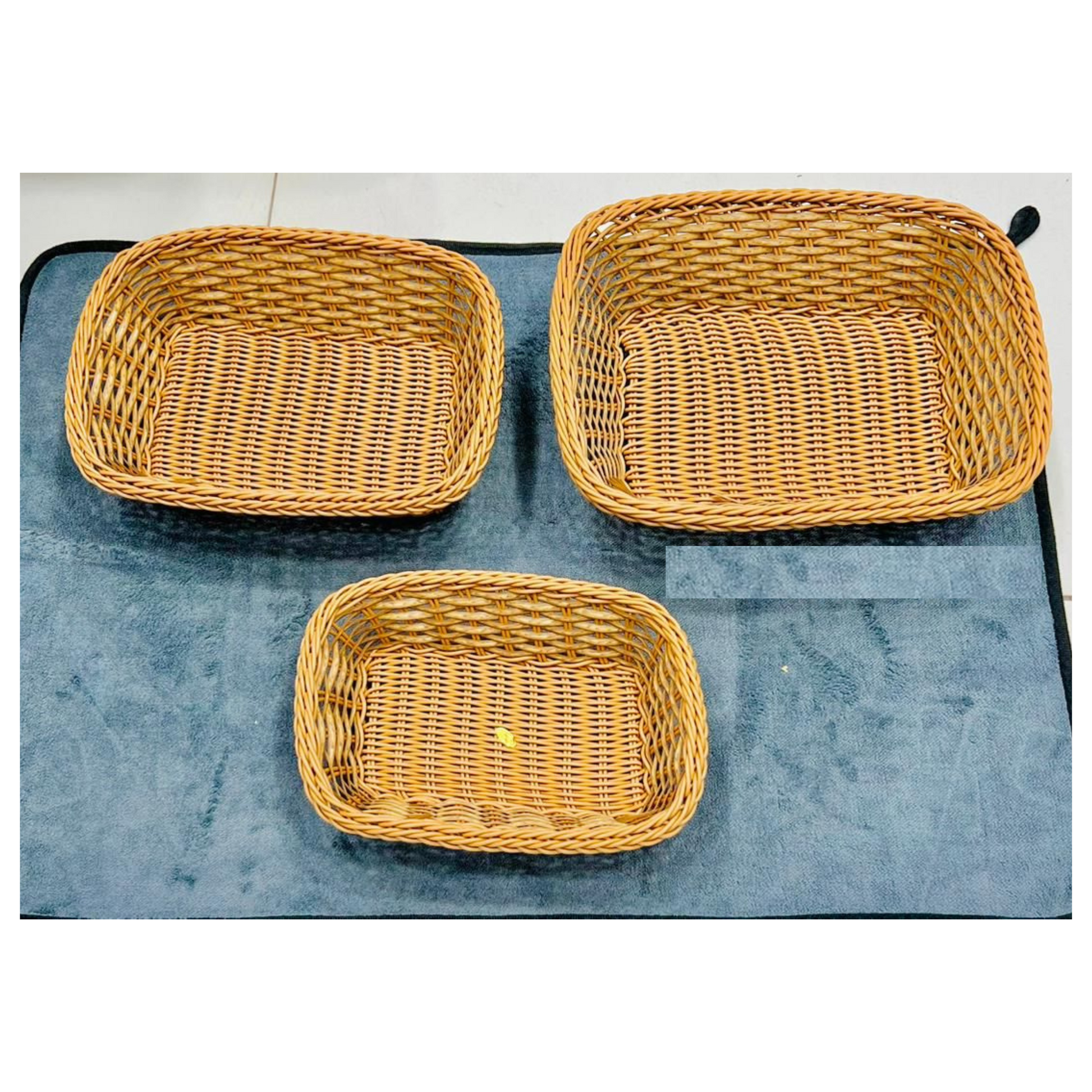 Handwoven Rattan Storage Basket – Round, Oval & Rectangle - Unikaart