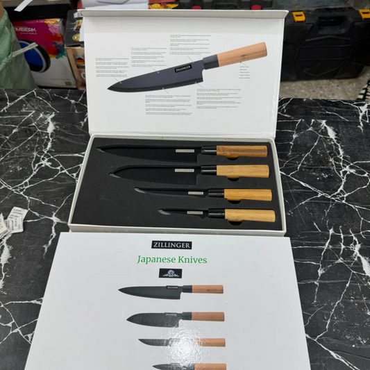 ZILLINGER Japanese Knife Set - 4 Pcs - Unikaart