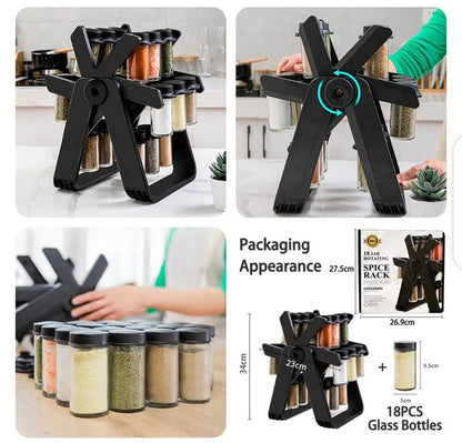 Rotating Ferris Wheel Spice Rack Set