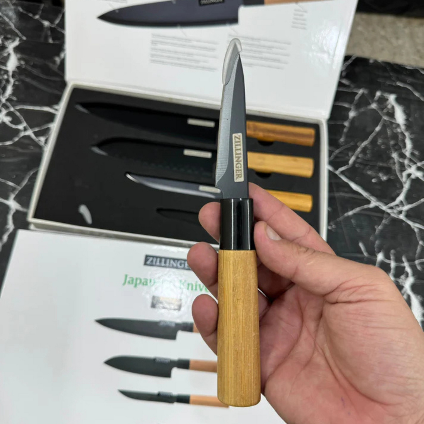 ZILLINGER Japanese Knife Set - 4 Pcs - Unikaart