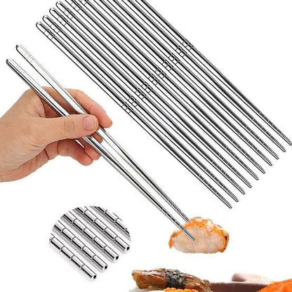 Stainless Steel Chinese Chop  Stick pack of 20 Sticks