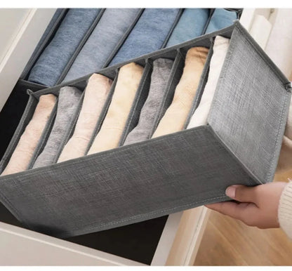 6-Grid Foldable Wardrobe Organizer Box - Unikaart