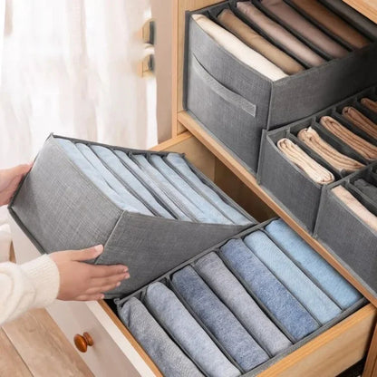 6-Grid Foldable Wardrobe Organizer Box - Unikaart