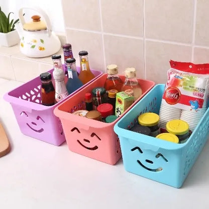 Smiley Basket Pack of 3 with Cap