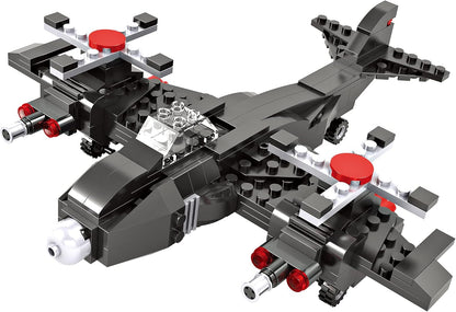 3-in-1 Fighter Jet Building Sets – Military War Plane Building Kit