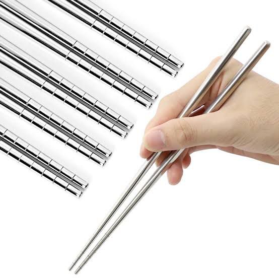 Stainless Steel Chinese Chop  Stick pack of 20 Sticks