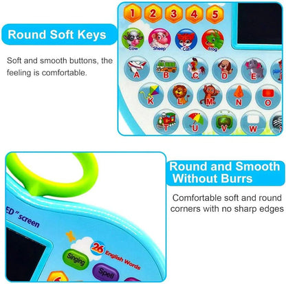 Apple Shape Kids Educational Mini Laptop