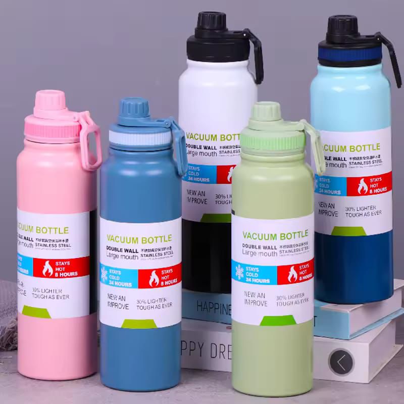 1000ml Stainless Steel Round Cap Bottle