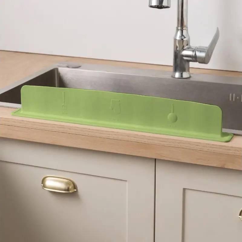 Silicone Sink Baffle Splash Guard  Oil-Proof with Suction