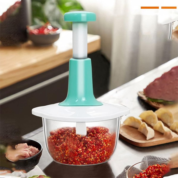 Multifunction Hand Press Vegetable Chopper (1.5L) - Unikaart