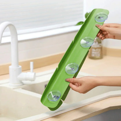 Silicone Sink Baffle Splash Guard  Oil-Proof with Suction