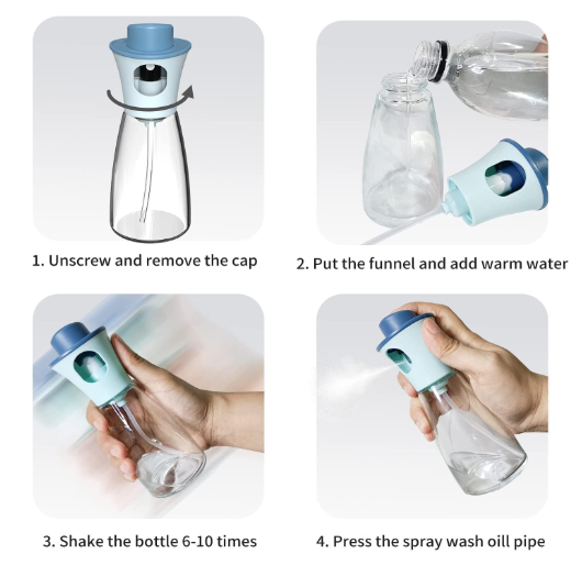Multi-Purpose Oil Spray Bottle – 170ml ( Available in 4 colors )