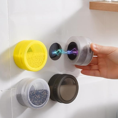 Magnetic Spice Tins for Refrigerator & BBQ Grill