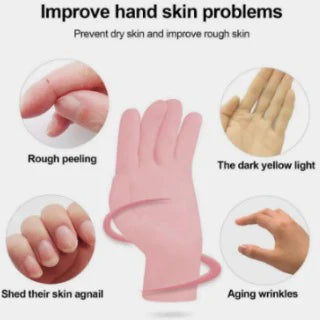 Silicone Moisturizing Gel Gloves pair