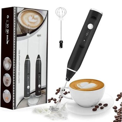 Rechargeable Electric Milk Frother – 3-Speed Handheld Mixer - Unikaart