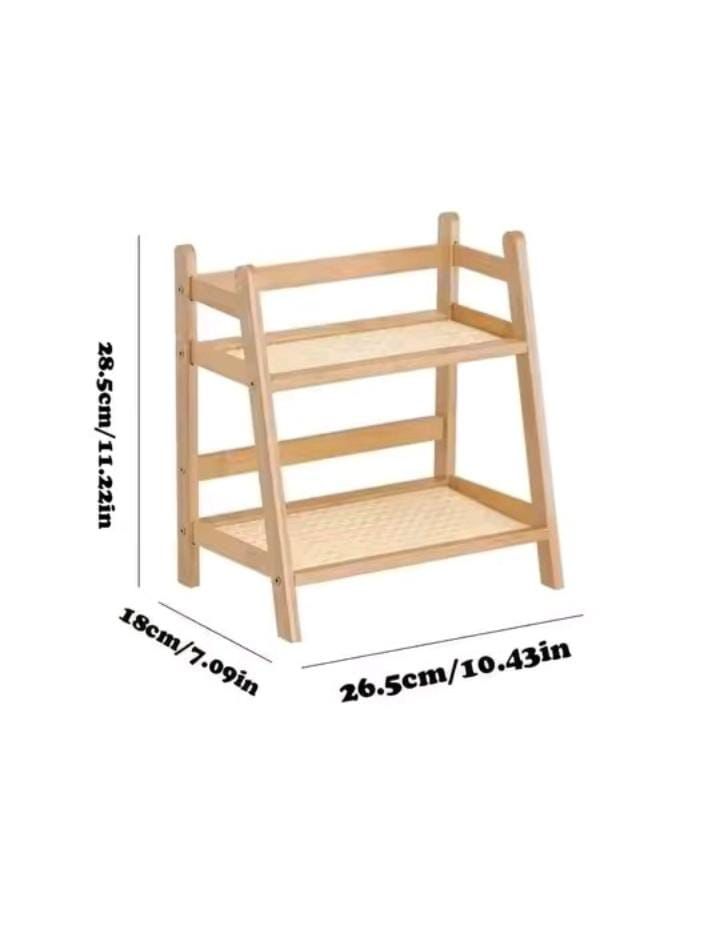Bamboo Countertop & Spice Rack