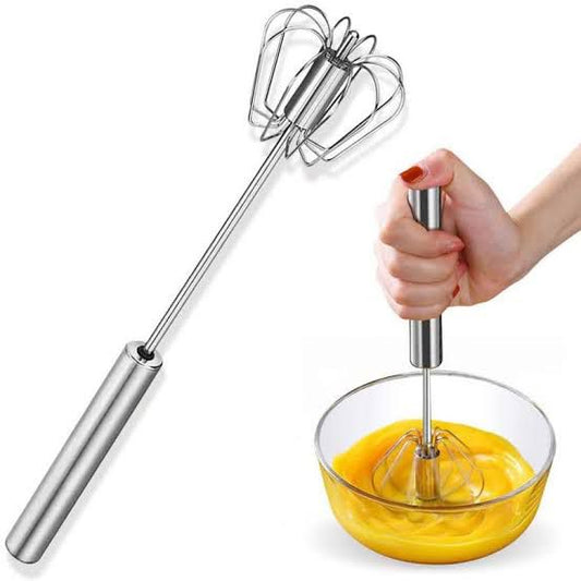 Semi-Automatic – Stainless Steel Egg Beater