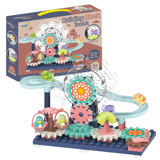 Ferris Wheel Building Block Track Set – Funfair & Amusement Park Play Set