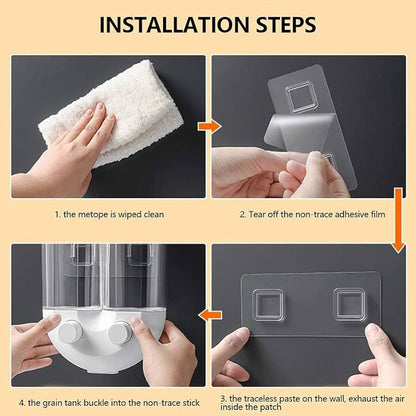 Wall Cereal Dispenser – U-Shape Push