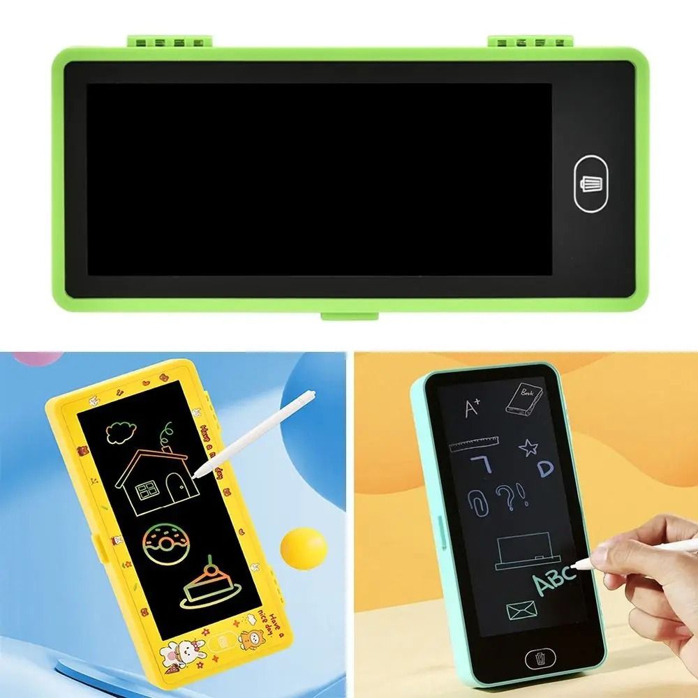 2-in-1 Kids Tablet & Erasable Drawing Board – Handwriting Pen Box with Large Capacity