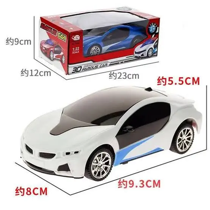 Remote Control Speed Racing Limit Spray Car Water Smoke 3D Lighting Rechargeable Car