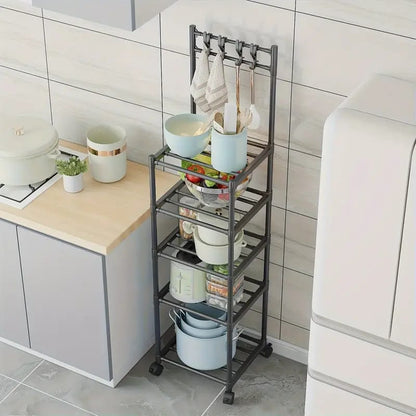 Floor Standing Storage Rack Removable  Storage Kitchen ware Storage Rack