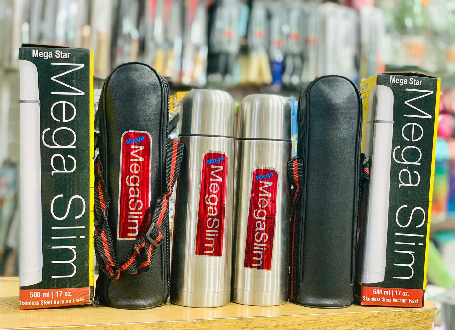 HOT AND COLD MEGA SLIM VACCUM  WATER BOTTLE