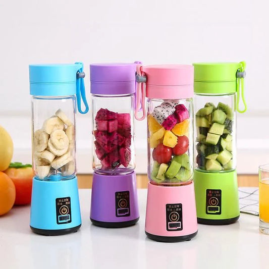 Mini Portable Blender – 380ml USB Juicer with 6 Stainless Steel Blades - Unikaart