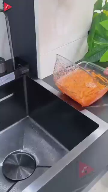 Kitchen Wash Bowl with Built-In Drain Holes